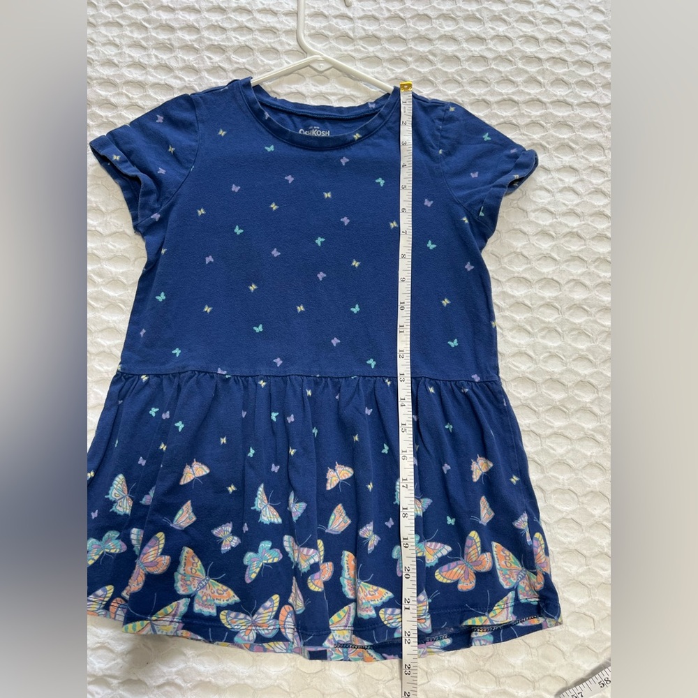 OshKosh B'gosh Blue Butterfly Print Kids Tee - Picture 8 of 8